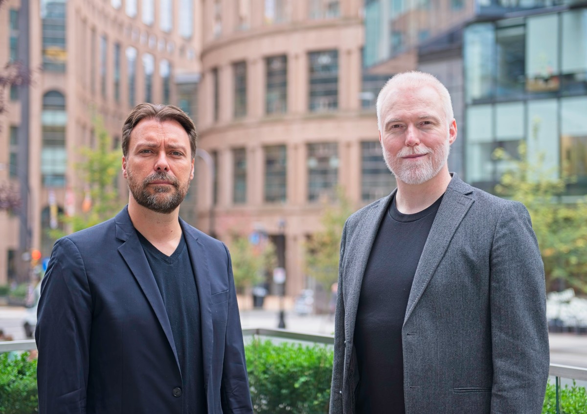 Daniel and Christian in library