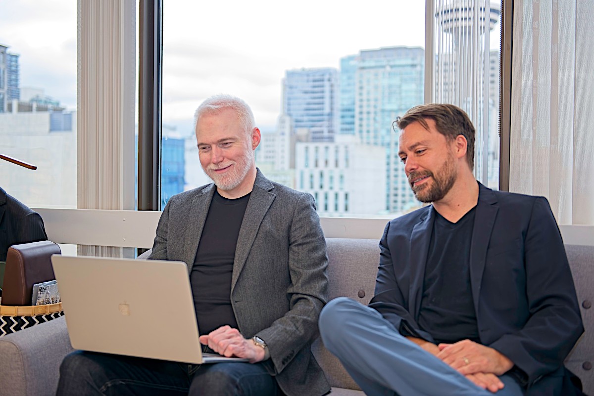 Daniel and Christian in office